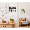 SirHoldeer Key Holder Modern, Home Sweet Home, Key Holder Wall,