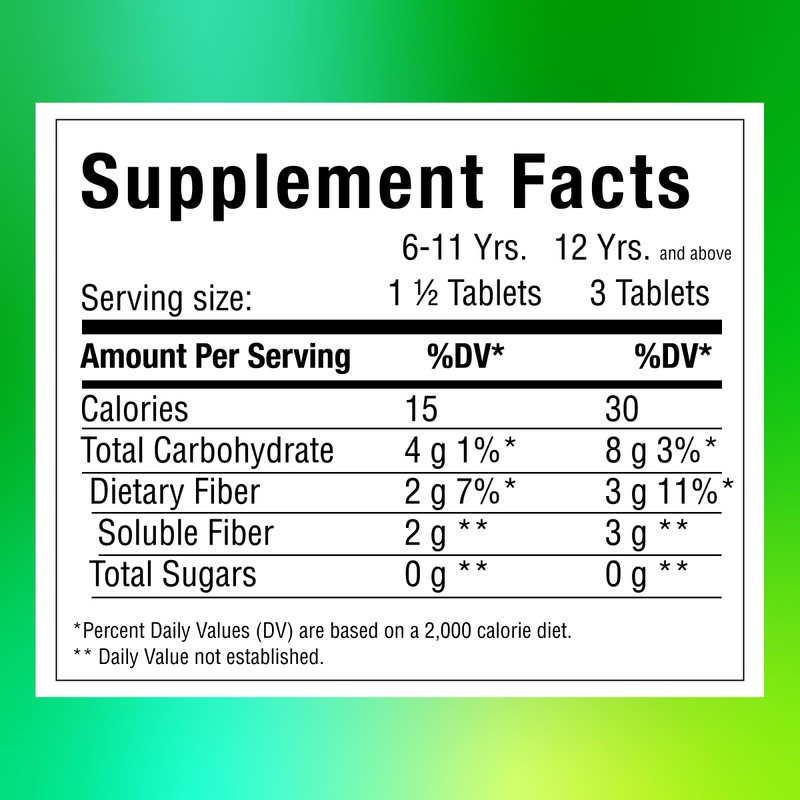 Benefiber Chewable Prebiotic Fiber Supplement Tablets for Digestive Health, Assorted