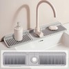 23.6 inch Silicone Faucet Mat for Kitchen Sink - 6°