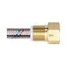 QWORK 2Pcs Brass One-way Check Valve, 1/2" Female to 1/2"