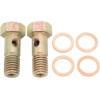 Unbranded Stainless M10x1.5 Banjo Bolt Kit for Brake Systems -