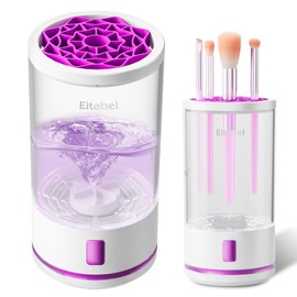 EITABEL Elektrische Make-up-Pinsel-Reiniger-Maschine – Automatischer Kosmetikpinsel-Reiniger-Reiniger für alle Größen Beauty Make-up Pinsel-Set, flüssige Grundierung, Kontur, Lidschatten
