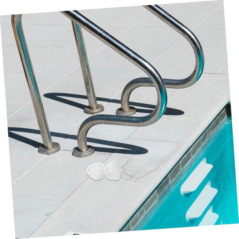 IWOWHERO Pool Ladder Bumper Caps 2 Pack Durable End Caps