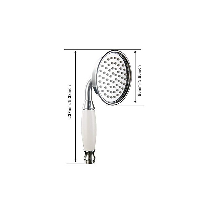 Skybath Brass Metal Shower Head Traditional Victorian Style Handheld Shower