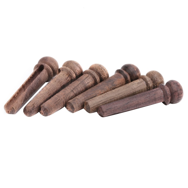 Guitar Bridge Pins Rosewood for Gibson/ Martin/Yamaha Acoustic Folk Guitars