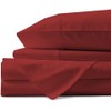 ARlinen RV Sheet Sets-(72x80) Camper King Size, Burgundy Solid up