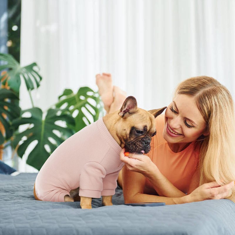 Hjumarayan Dog Pyjamas, Dog Surgical Body Stretch Bodysuit for Dog