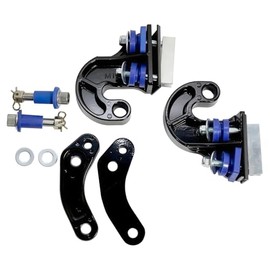 GELUOXI M134708L M134708R Lower Hood Pivot Kit Replacement for Peterbilt 379 378 377 Engine Hood Pivot Bushings Bolts Bracket Mount Kit 13-04708L 13-04708R 13-04154 13-04164