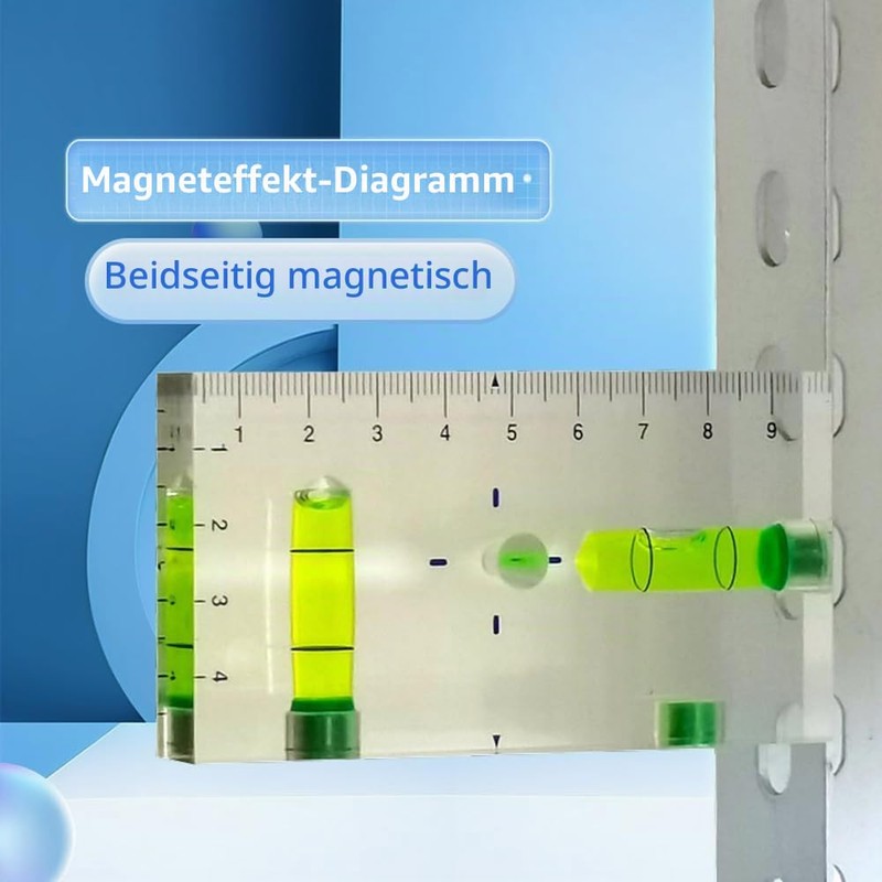 umei Transparent T Type Multifunction Spirit Level Two Way Spirit