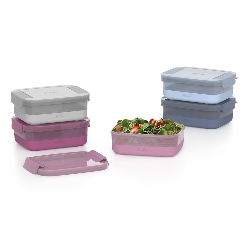 Ello Plastic 3.7 Cup Meal Prep Set 10 Pc, 5