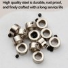 Pack of 12 Circlips 8 mm Steel Adjustment Rings with