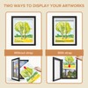 4 Pack Kids Art Frame, Kids Artwork Frames Changeable 8