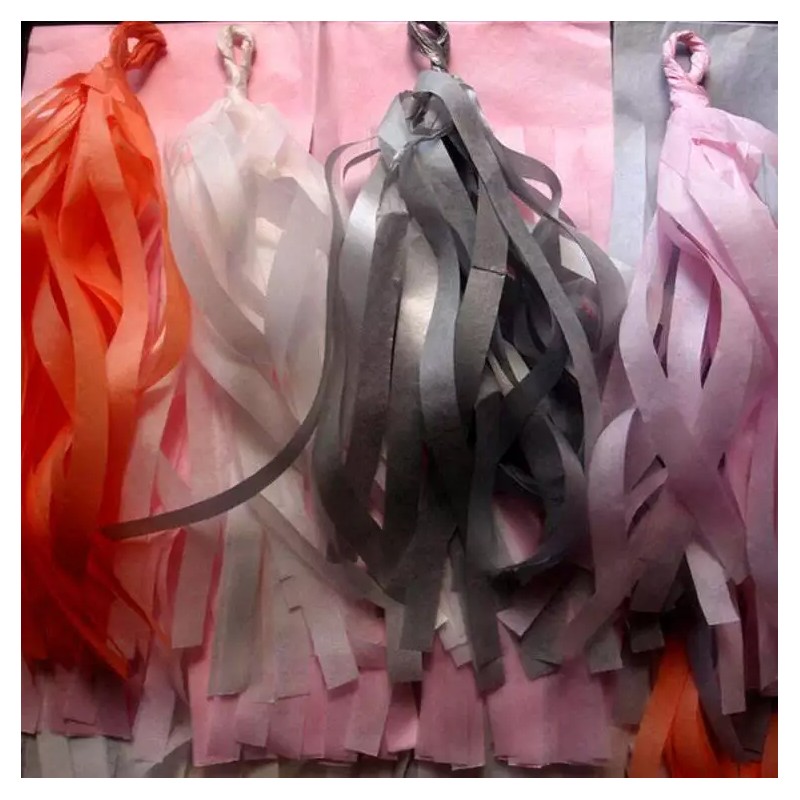 Quasimoon Tissue Paper Tassel Garland Kit - Powder Mix by