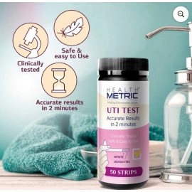 UTI Test Strips, Easy to Use at Home Urinary Tract Infection Test 50 Strips 6/26