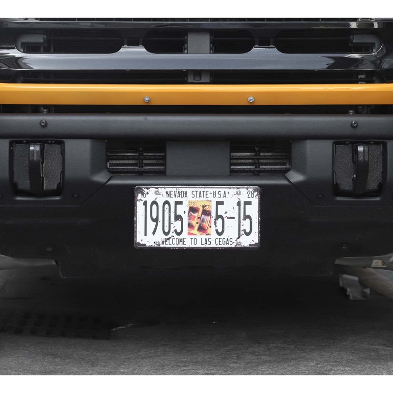 Jimen for Bronco License Plate Holder, Front License Plate Frame