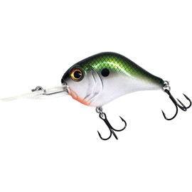 Bill Lewis Lures Lifelike MR-12 Mid-Range MDJ Series 12Ft Floater Diver 3/4 OZ Crankbait Fishing Wobble Lure for Freshwater, Tennessee SHAD