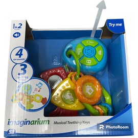 İmaginarium Musical Teething Keys, 4 Car Sounds, 3 Teething Keys