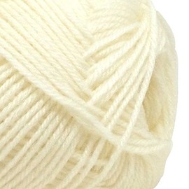 Hamanaka Hand Knitting Yarn Koropokkuru Col.1 White 2126