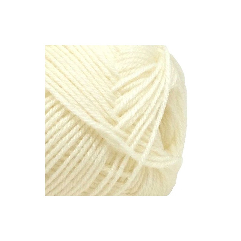 Hamanaka Hand Knitting Yarn Koropokkuru Col.1 White 2126