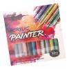 KFMX 12 Plumones Para Uñas De Acrilico Decoración Mano Alzada