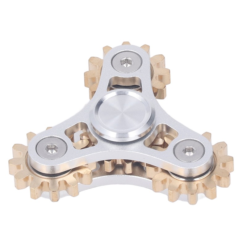 4 Gears Fidget Bearing Toy Stress Reducer Anxiety Game Brass