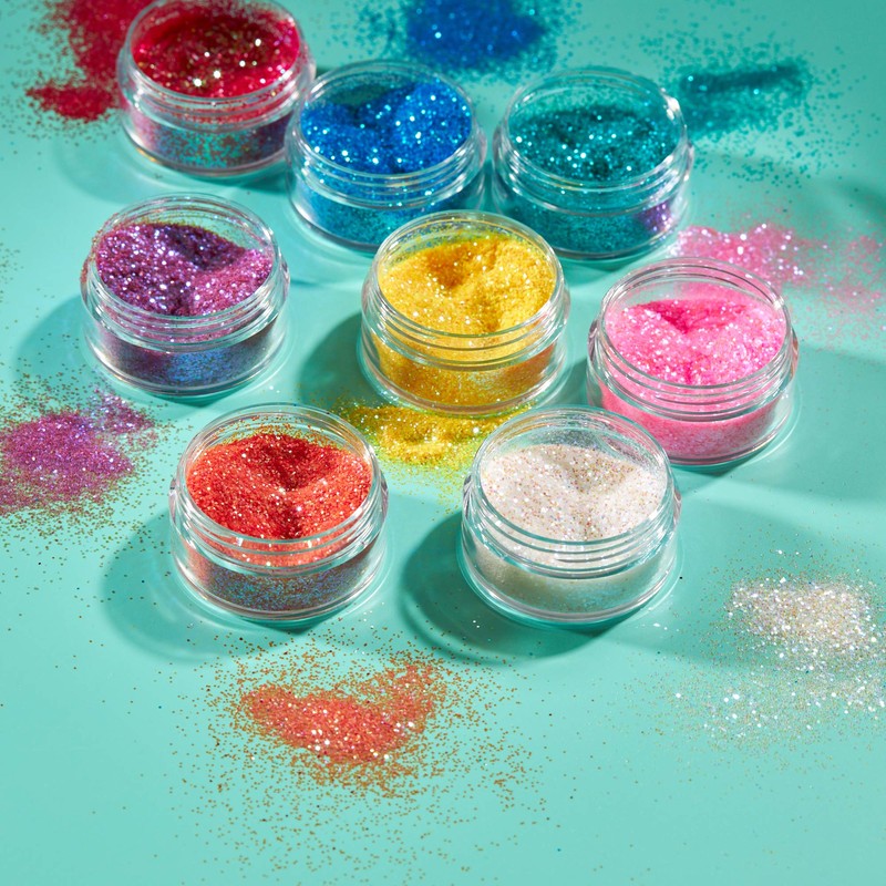 Moon Glitter Shaker with Iridescent Glitter - 100% Cosmetic Glitter