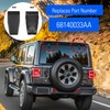 Rear Door Window Liftgate Hinge Cover for 2007-2018 Jeep Wrangler
