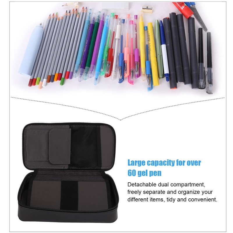 Pencil Bag Large Capacity Convenient Storage Portable Comfortable Hand Feel