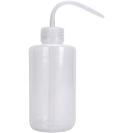 American Health Service Plastic Boston Round Wash Bottle, Lab & Tattoo Squeeze/Squirt Bottle, Gardening Watering Tool with Scale Labels and Narrow Mouth (250mL / 8oz / 1 Piece)