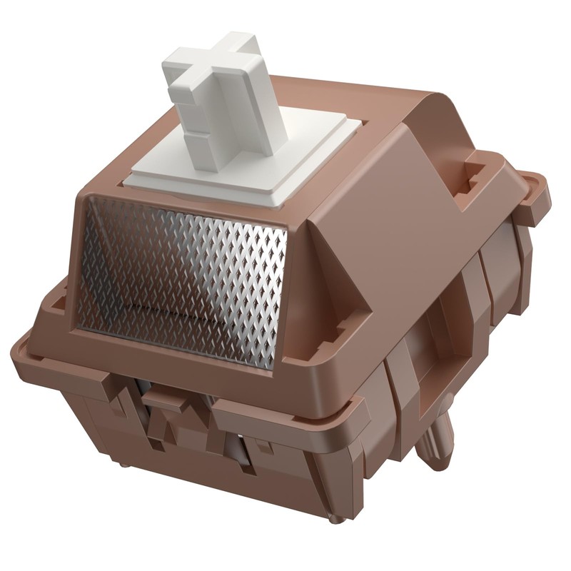 DUROCK Mocha Silk Linear Switches, Full POK Switch 56g Long