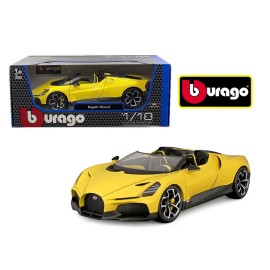 Bburago 1/18 Bburago Bugatti Mistral Diecast Model Car Yellow 18-11051 YL