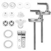 Toilet Seat Fittings, 1 Set Hinge Fixing Replacements, Toilet Seat