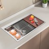 Stainless Steel Drop-In Sink, Commercial Single Bowl Sink Basin, for