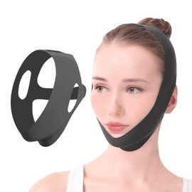 V Line Lifting Mask, V Shaped Face Mask, V Shaped Contouring Face Mask, Face Lifting Strap, Face Toning Belts, Jaw Exerciser, Washable and Reusable