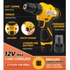 DIFFLIFE 12V Drill Driver Power Tool Combo Kits with Cordless