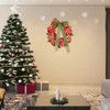Thanksgiving Wreath Fall Hydrangea Bowknot Decoration Flower Garland Wreath Thanksgiving