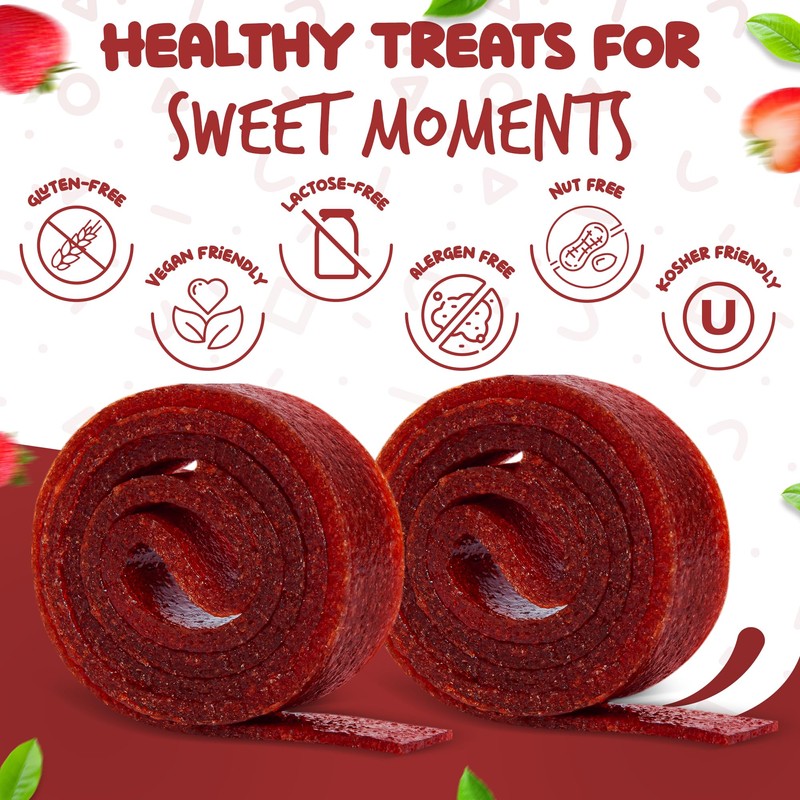 Fruit Roll Ups Healthy Snacks for Kids and Adults Vegan