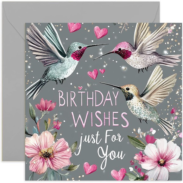 Birthday Wishes Just For You Birthday Card for Women -