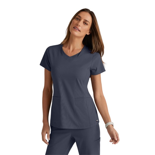 BARCO Grey's Anatomy Spandex Stretch Direct - Bolt Scrub Top