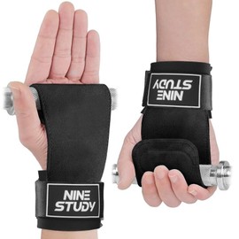 Lifting Straps Strength Training Bands, Real Cowhide Wrist Bandages, Fast Grip Lifting Wrist Bandage, Gym Strength Sports Lifting Grip Aid Straps for Men and Women (Wrist Wrap Gripps)