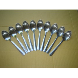Pack of 10 Pieces Heavy Duty 18/10 Stainless Steel Spoon 7 Inch Long