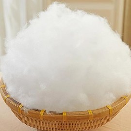 Premium Quality Polyester Fibre Fill Stuffing Non-Vacuum Packaging (300, Grams)