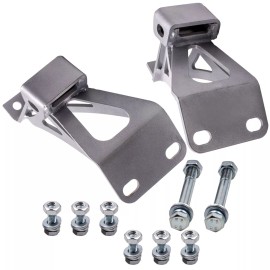 BFO 1 Pair Motor Mount Swap Brackets With Bolts For Chevy C10 GMC Truck 1963-1972 V8