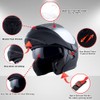1Storm Motorcycle Modular Full Face Helmet Flip up Dual Visor