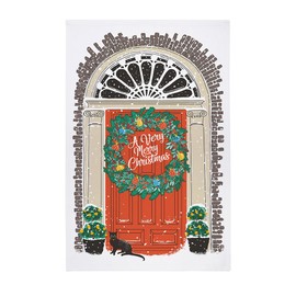 Ulster Weavers Christmas Wreath Cotton Tea Towel / 울스터위버스 크리스마스 리스 면 티타올