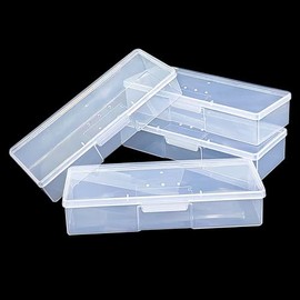Caja de herramientas de manicura de almacenamiento de uñas, 4 unidades, caja personal de almacenamiento, caja organizadora para suministros de pedicur