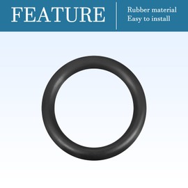 QUARKZMAN Pack of 10 Nitrile Rubber Rings O Seal 40 mm x 30 mm x 5 mm for Tap Plumber Repair Seal Connection, Black