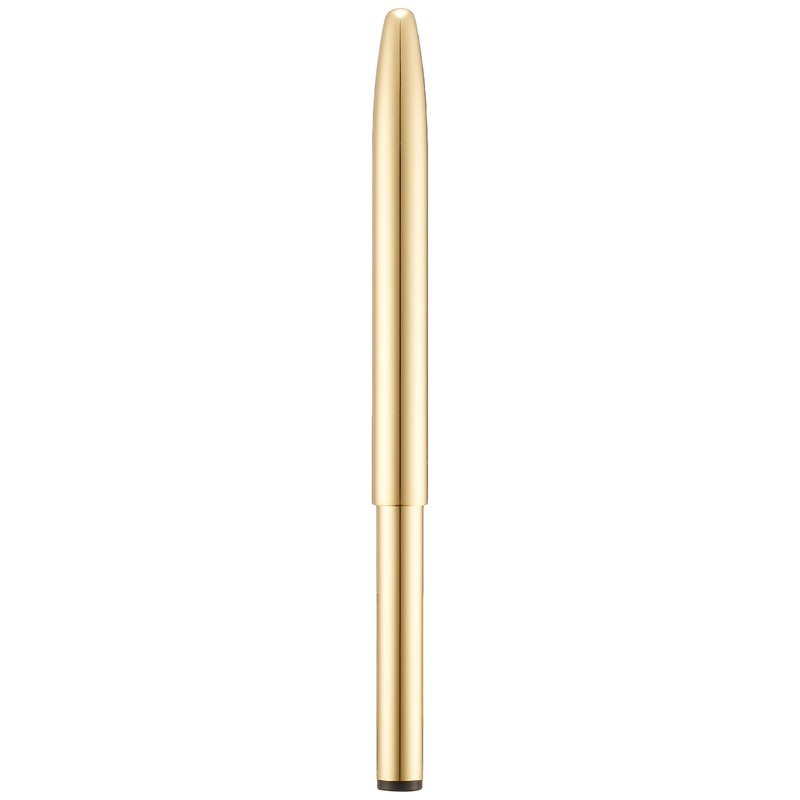 Hiroshima Prefecture 熊野 Makeup Brush o-torippuburasi Flat Type (Gold) Colin