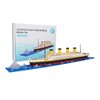 LULUFUN Titanic Ship Model Building Block Set, DIY Nano Micro
