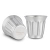 Easyworkz Stainless Steel Double-Wall Espresso Cups 5 oz Set of